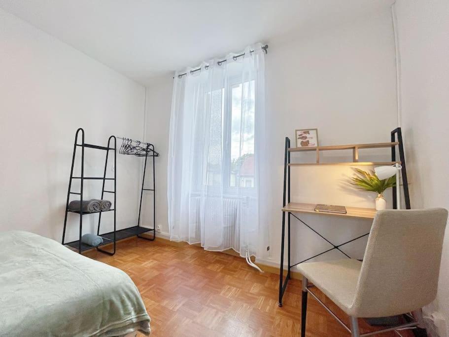 1 Appartement 3P Ideal Famille Travail Renove Lumineux Parking Gratuit Mulhouse Exterior foto